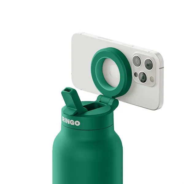 RINGO is the magnetic tripod water bottle with a flip-up straw... from ASI 56070 Gemline / Gemline®