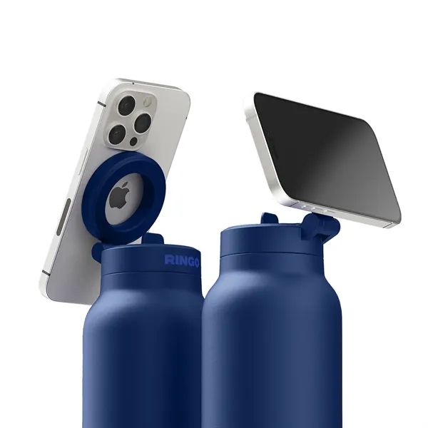RINGO is the magnetic tripod water bottle with a flip-up straw... from ASI 56070 Gemline / Gemline®