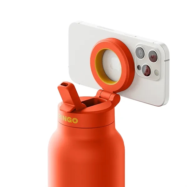 RINGO is the magnetic tripod water bottle with a flip-up straw... from ASI 56070 Gemline / Gemline®