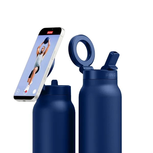 RINGO is the magnetic tripod water bottle with a flip-up straw... from ASI 56070 Gemline / Gemline®