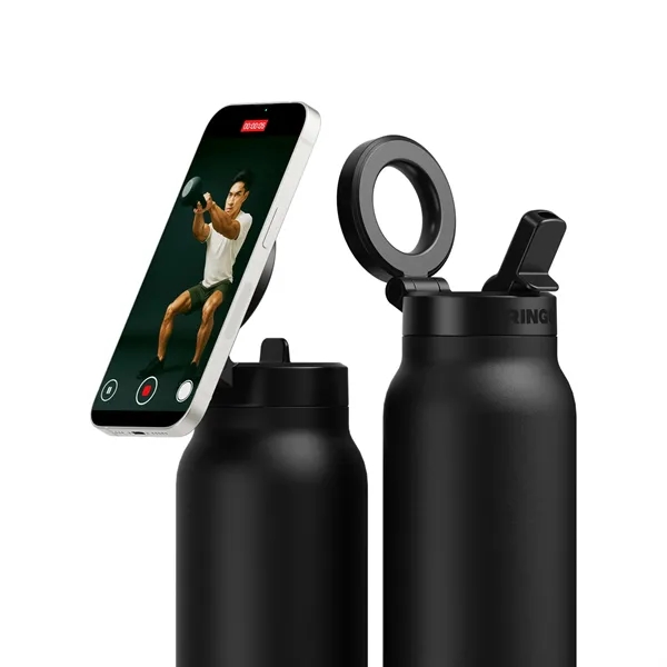 RINGO is the magnetic tripod water bottle with a flip-up straw... from ASI 56070 Gemline / Gemline®