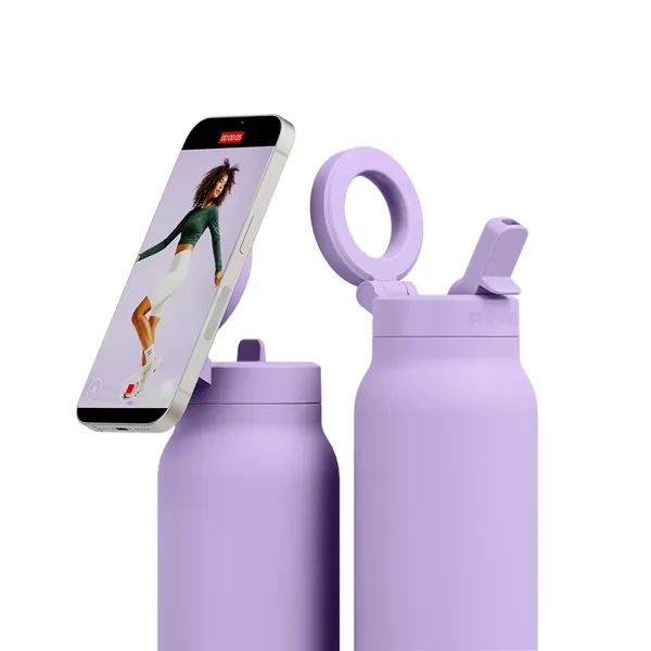 RINGO is the magnetic tripod water bottle with a flip-up straw... from ASI 56070 Gemline / Gemline®