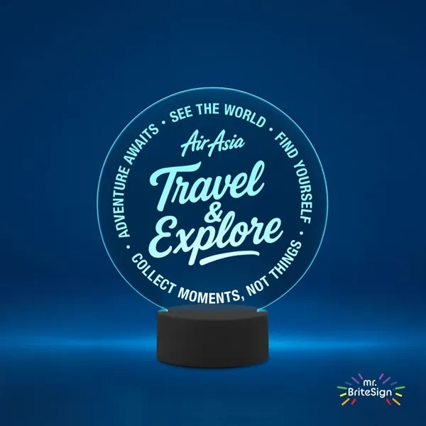 mr.BriteSign LED Acrylic Sign - Round... from ASI 84592 St Regis Group