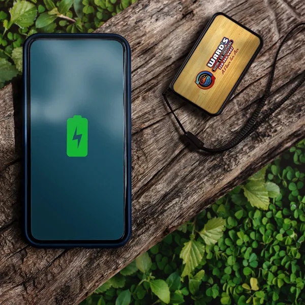 UL 1000mAh NanoCharge Bamboo Power Bank... from ASI 30208 A P Specialties / AP Specialties