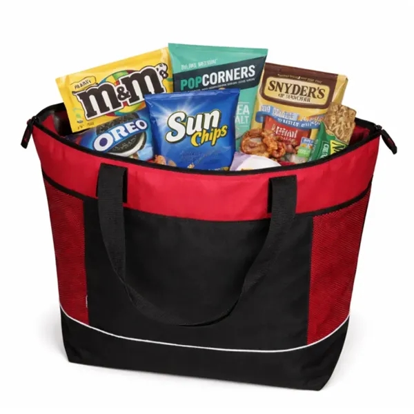 Shopping Tote with Snacks... from ASI 89971 Stuff A Mug