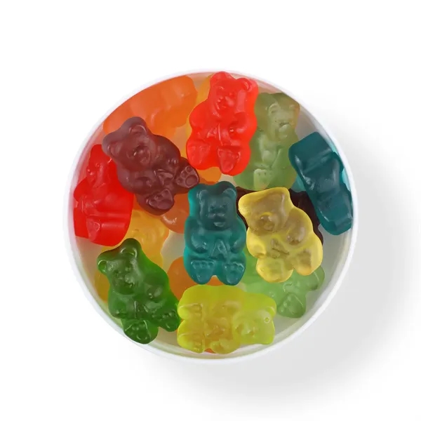 Rainbow gummy bear mix with assorted fruit flavors in an individual... from ASI 61966 HPG / SugarSpot