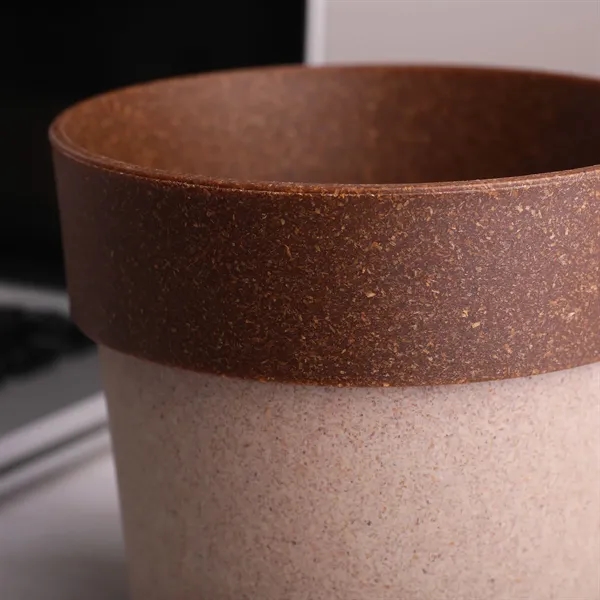 Indoor/outdoor plant pot made from a blend of recycled plastic and... from ASI 61966 HPG / Beacon Promotions