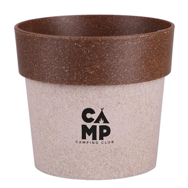 Indoor/outdoor plant pot made from a blend of recycled plastic and... from ASI 61966 HPG / Beacon Promotions
