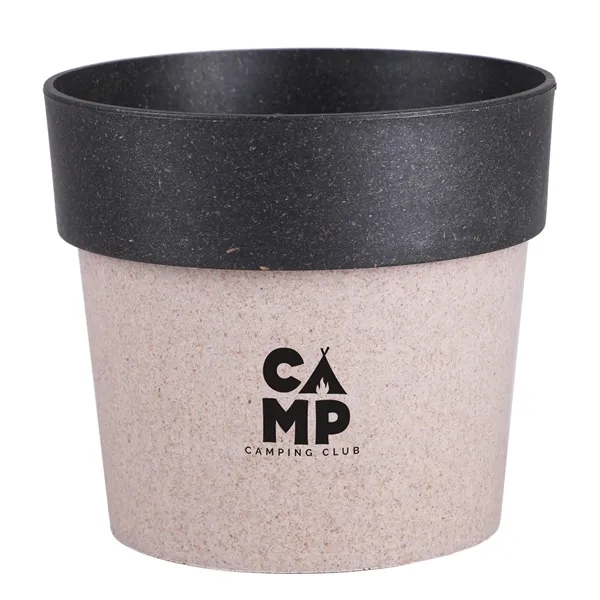 Indoor/outdoor plant pot made from a blend of recycled plastic and... from ASI 61966 HPG / Beacon Promotions