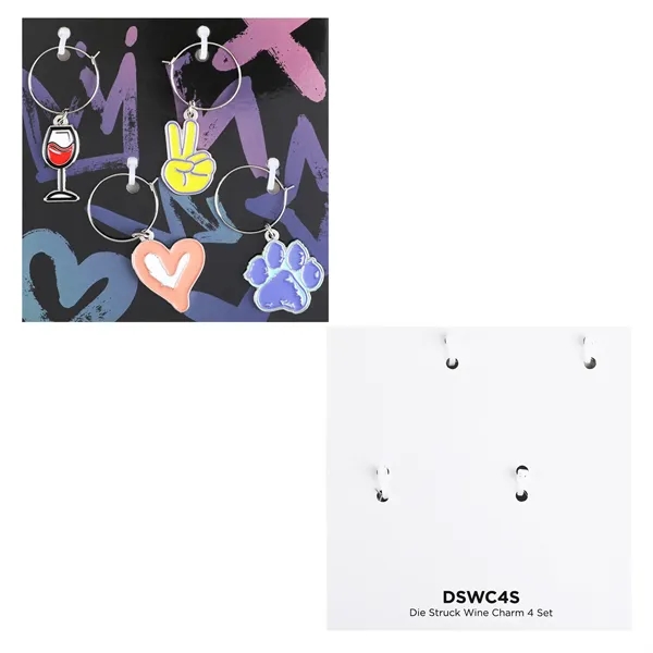 Custom 1in wine charms with metal ring for glass ID. Create... from ASI 61966 HPG / BCG Creations HPG Gold