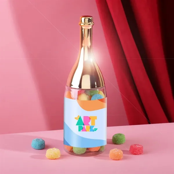 Mini clear champagne bottle filled with candy.... from ASI 61966 HPG / SugarSpot