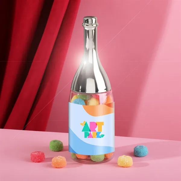 Mini clear champagne bottle filled with candy.... from ASI 61966 HPG / SugarSpot