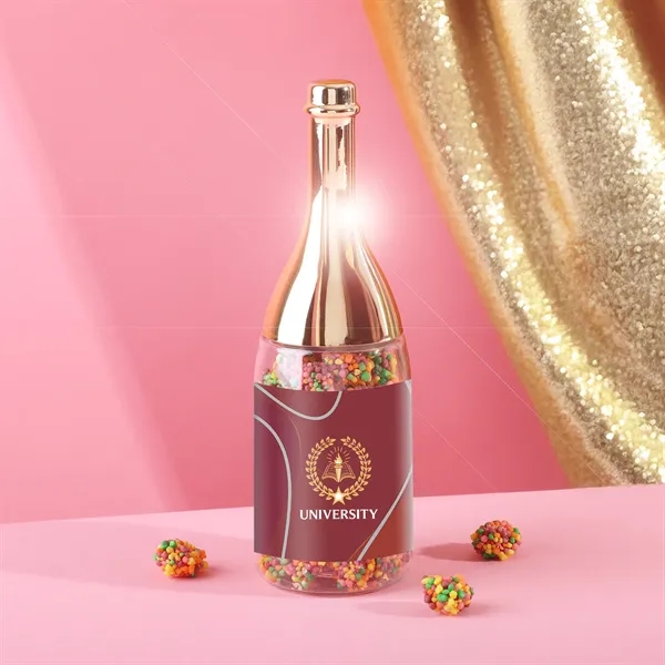 Mini clear champagne bottle filled with premium candy.... from ASI 61966 HPG / SugarSpot