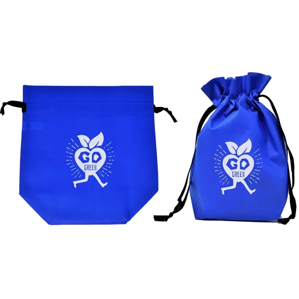 This non-woven drawstring pouch is an ideal size to dress up... from ASI 61966 HPG / Beacon Promotions
