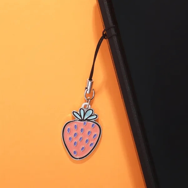 Custom cut diestruck phone charm attaches via a string to devices,... from ASI 61966 HPG / BCG Creations HPG Gold