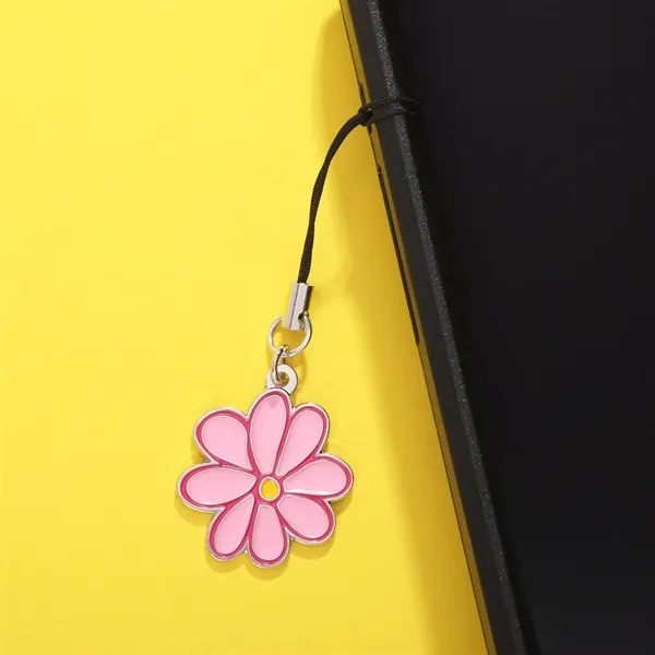 Custom cut diestruck phone charm attaches via a string to devices,... from ASI 61966 HPG / BCG Creations HPG Gold