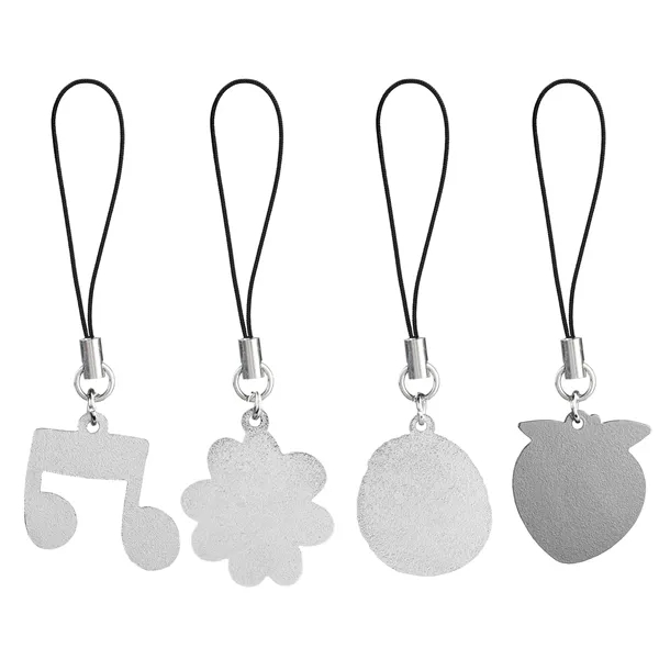 Custom cut diestruck phone charm attaches via a string to devices,... from ASI 61966 HPG / BCG Creations HPG Gold