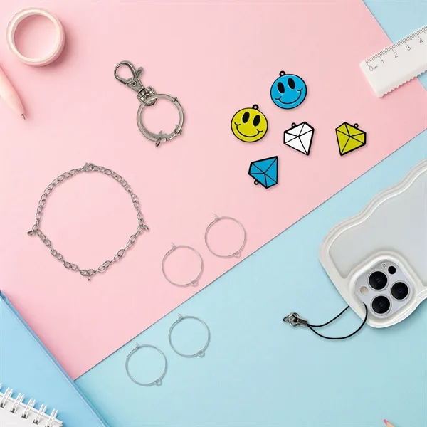 DIY Charm Accessory Kit for 400 guests includes 5 custom charms... from ASI 61966 HPG / BCG Creations HPG Gold