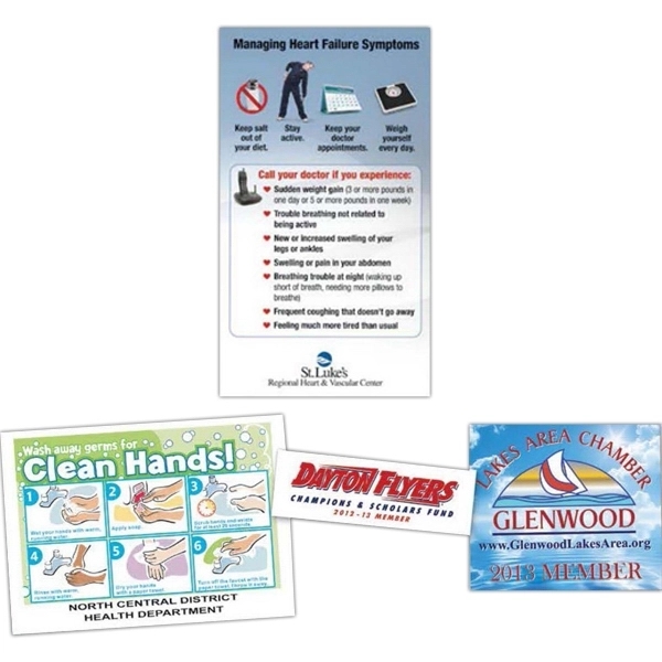 Static cling decal made of clear material and measuring 6 -... from ASI 66390 LarLu