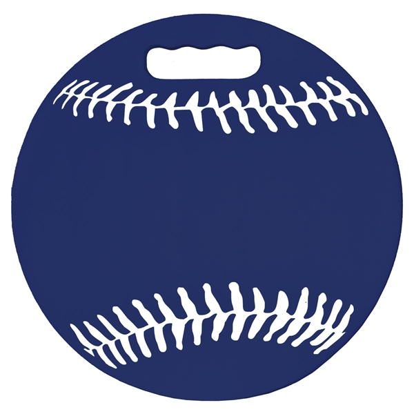 Baseball shaped seat cushion made from Softek closed cell foam. Made... from ASI 72805 NEP Promotions / NEP Promotions™