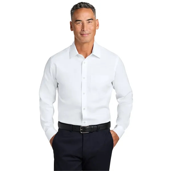 Brooks Brothers Wrinkle-Free Stretch Pinpoint Spread Coll...... from ASI 84863 SanMar