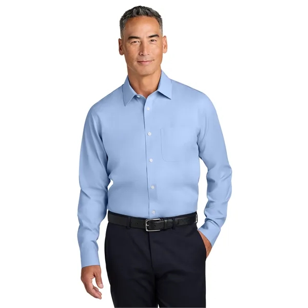 Brooks Brothers Wrinkle-Free Stretch Pinpoint Spread Coll...... from ASI 84863 SanMar