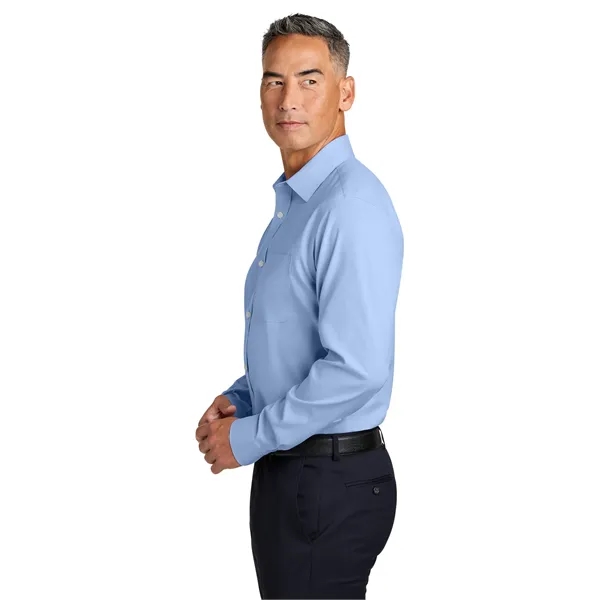 Brooks Brothers Wrinkle-Free Stretch Pinpoint Spread Coll...... from ASI 84863 SanMar