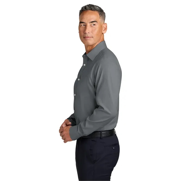 Brooks Brothers Wrinkle-Free Stretch Pinpoint Spread Coll...... from ASI 84863 SanMar