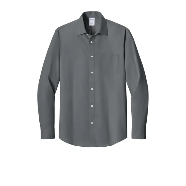 Brooks Brothers Wrinkle-Free Stretch Pinpoint Spread Coll...... from ASI 84863 SanMar