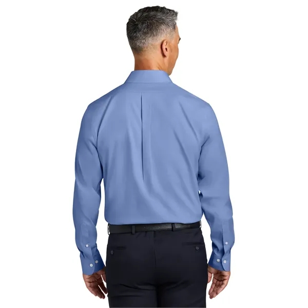 Brooks Brothers Wrinkle-Free Stretch Pinpoint Spread Coll...... from ASI 84863 SanMar