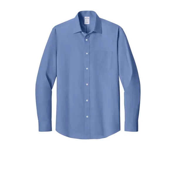 Brooks Brothers Wrinkle-Free Stretch Pinpoint Spread Coll...... from ASI 84863 SanMar