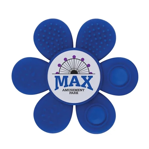 Fafa Flower-Shaped Tactile Fidget Spinner... from ASI 67866 Logomark/Valumark