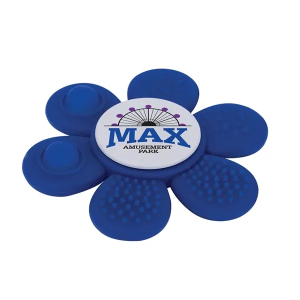 Fafa Flower-Shaped Tactile Fidget Spinner... from ASI 67866 Logomark/Valumark