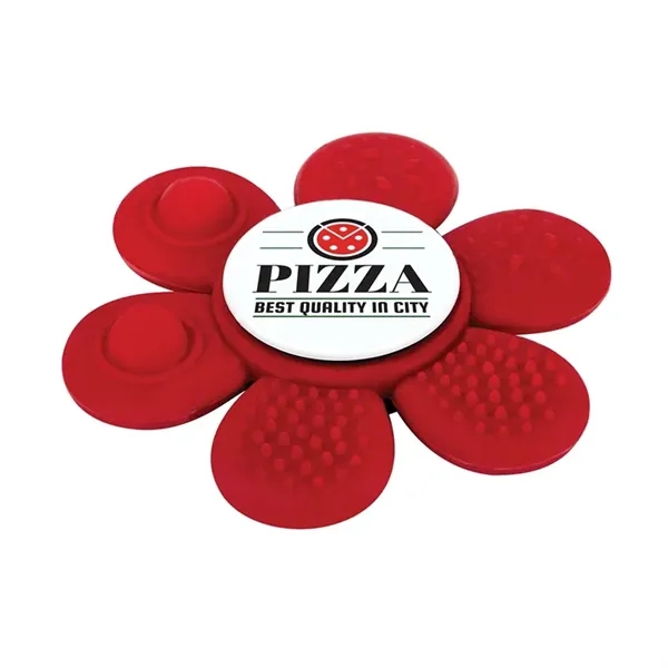 Fafa Flower-Shaped Tactile Fidget Spinner... from ASI 67866 Logomark/Valumark