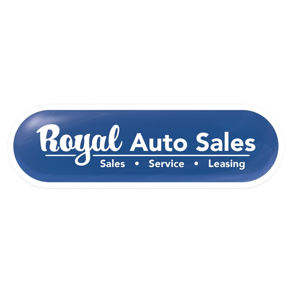 1 3/4" x 5 3/4", decal with clear polyurethane dome that... from ASI 56950 Gill Studios Inc / Gill-Line®