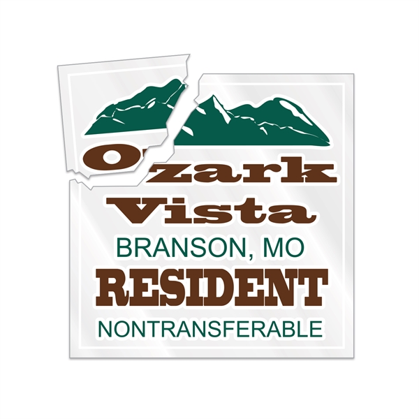 Non-transferable decal made of clear acrylic that's destructible to protect against... from ASI 56950 Gill Studios Inc / Gill-Line®