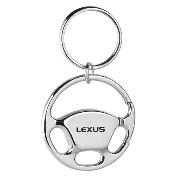 Steering wheel shaped key chain... from ASI 40544 Binaco
