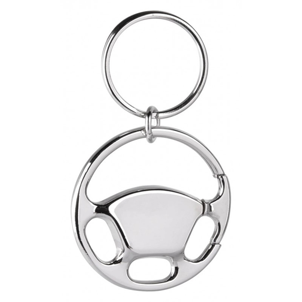 Steering wheel shaped key chain... from ASI 40544 Binaco
