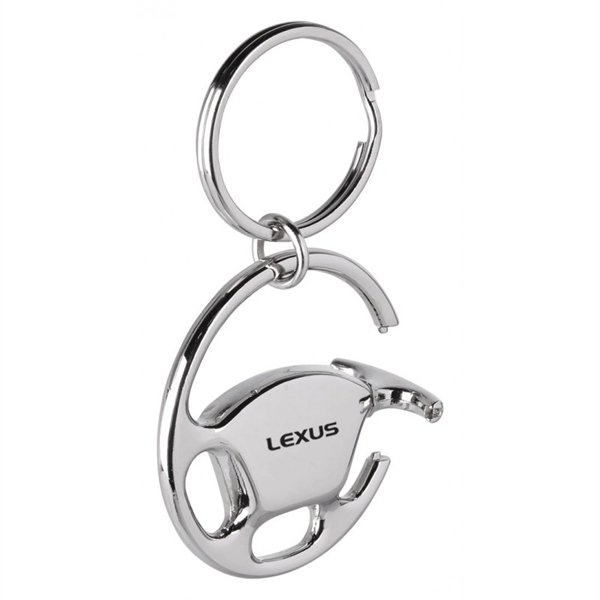 Steering wheel shaped key chain... from ASI 40544 Binaco