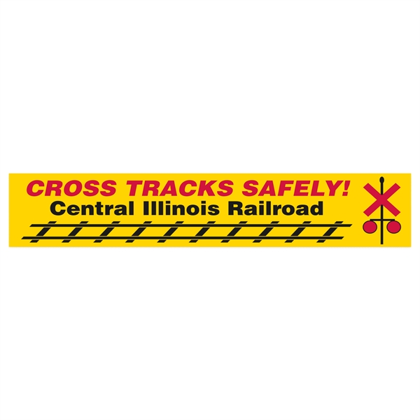 2 3/4" x 15" rectangle bumper sticker made of flexible vinyl... from ASI 56950 Gill Studios Inc / Gill-Line®
