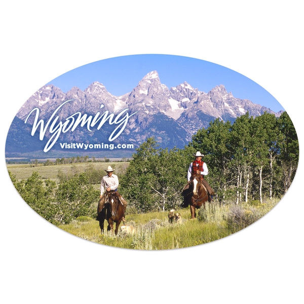 4" x 6" bumper sticker made of durable vinyl with ultra-removable... from ASI 56950 Gill Studios Inc / Gill-Line®