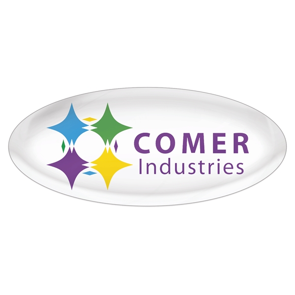 Thick, crystal-clear polyurethane is poured over each decal forming a dome... from ASI 56950 Gill Studios Inc / Gill-Line®