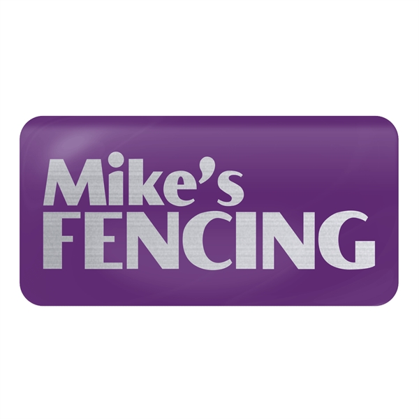 Thick, crystal-clear polyurethane is poured over each decal forming a dome... from ASI 56950 Gill Studios Inc / Gill-Line®