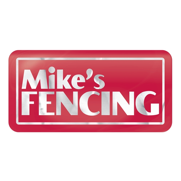 Thick, crystal-clear polyurethane is poured over each decal forming a dome... from ASI 56950 Gill Studios Inc / Gill-Line®