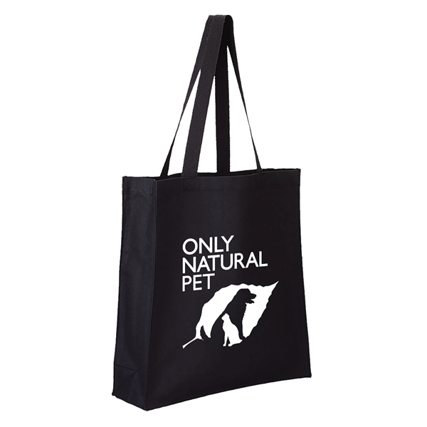 100% cotton canvas grocery tote bag with 21" cotton web handles... from ASI 52840 Evans Manufacturing