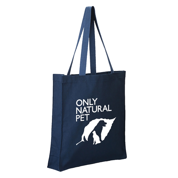 100% cotton canvas grocery tote bag with 21" cotton web handles... from ASI 52840 Evans Manufacturing