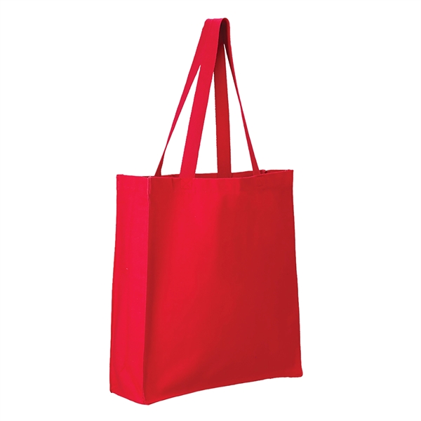 100% cotton canvas grocery tote bag with 21" cotton web handles... from ASI 52840 Evans Manufacturing