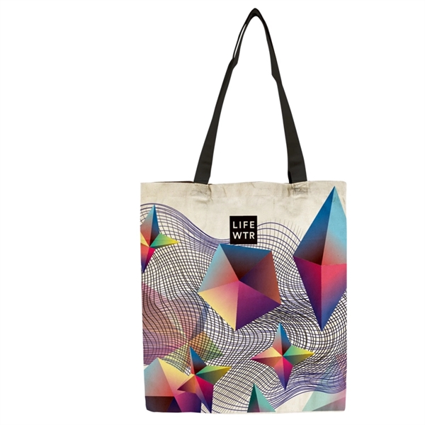 Vibrant Cotton Tote Bag - Flat - Soft Cotton Feel +... from ASI 67557 LimeLight Ent