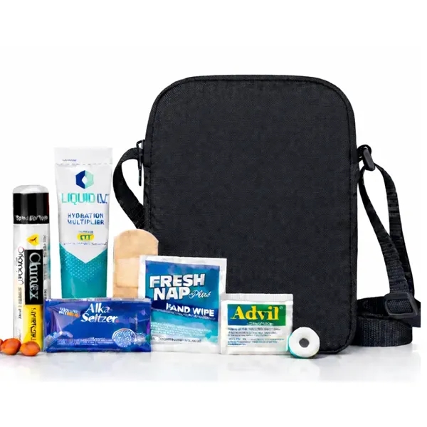 Crossbody with Trade Show Essentials... from ASI 89971 Stuff A Mug