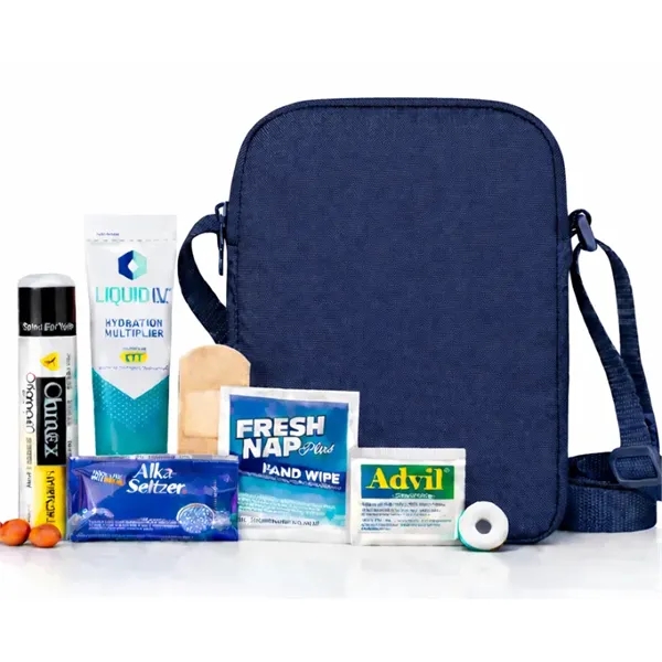 Crossbody with Trade Show Essentials... from ASI 89971 Stuff A Mug